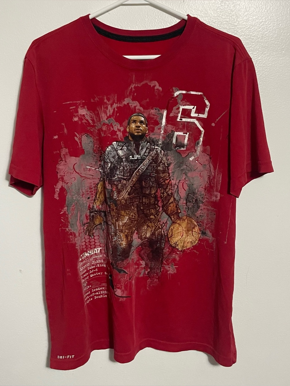Rare Lebron James Special Ops Nike Dri-Fit T-Shirt